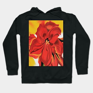 georgia o keeffe red amaryllis Hoodie